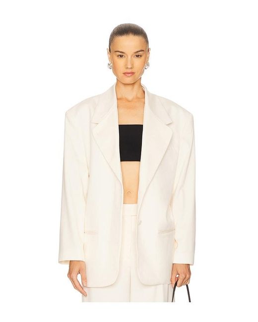 Remain White Oversized Blazer