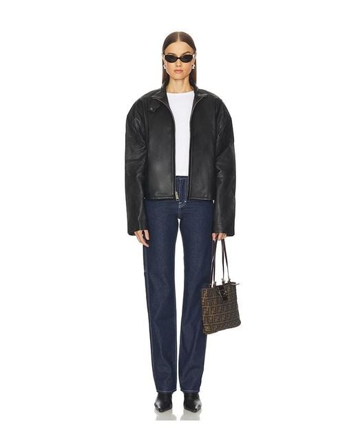 GRLFRND Blue Graham Low Rise Carpenter