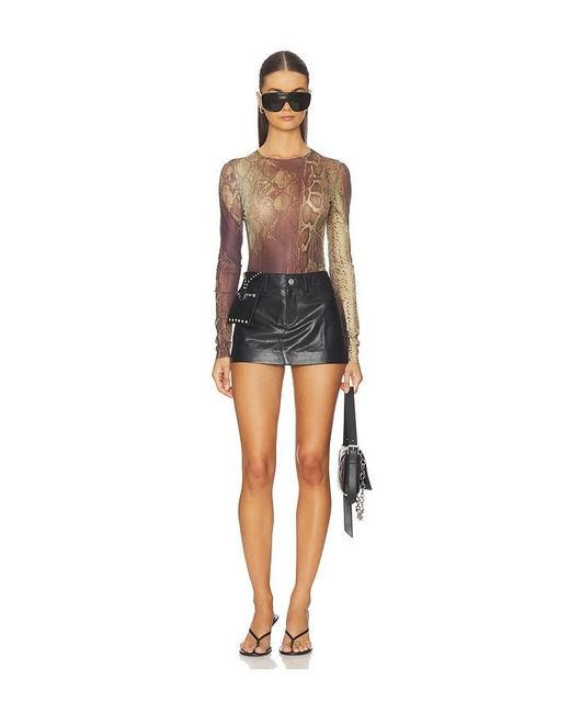 Miaou Black Mac Mini Skirt