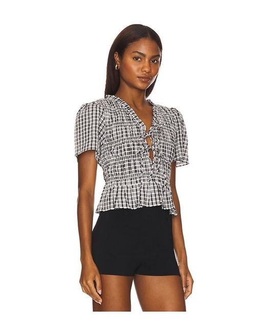 Rails Black Portia Top