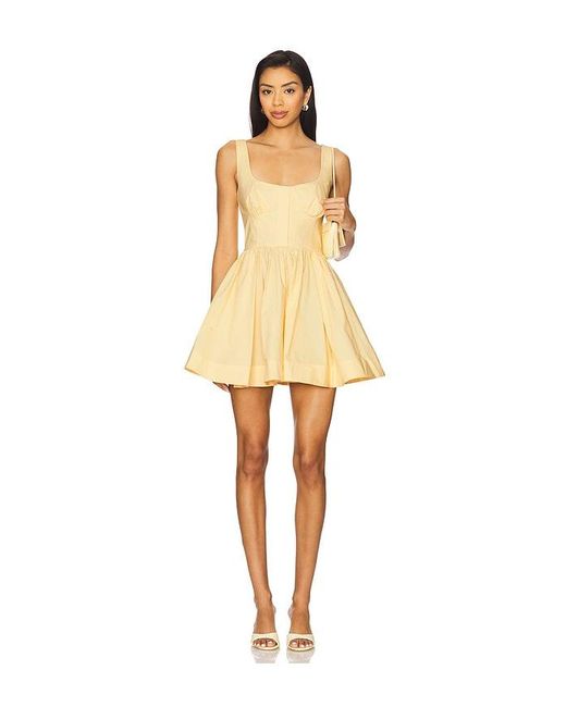 Camila Coelho Natural Caridad Mini Dress
