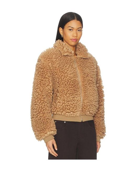 MORE TO COME Natural Indira Teddy Jacket