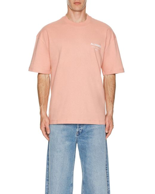 メンズ AllSaints Tシャツ Pink