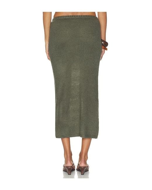 Bobi Green Blair Maxi Skirt