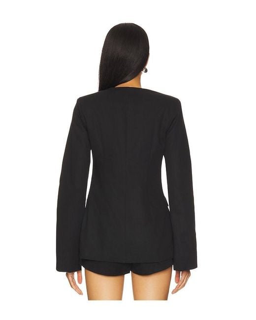 SNDY'S Black Emilie Fitted Blazer