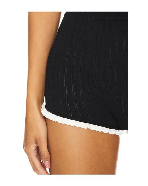 MAJORELLE Black Brielle Shorts