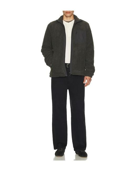 Samsøe & Samsøe Black Sanolan Zip Jacket for men
