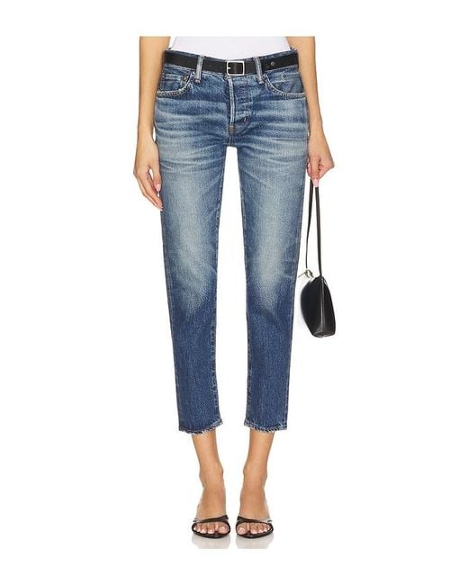 Moussy Blue Sycamore Tapered Jeans