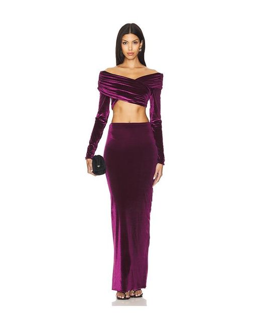 Maygel Coronel Purple Lido Top