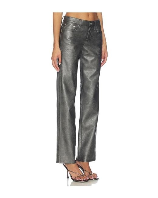Agolde Gray Low Rise Slim Pants