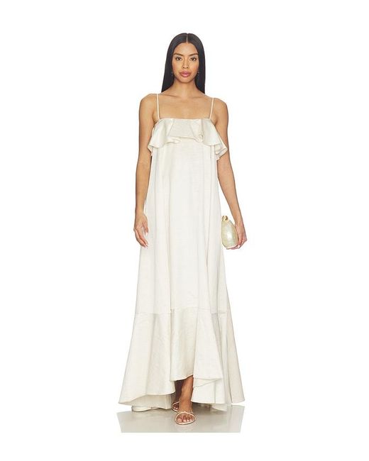 Lovers + Friends White Vada Gown