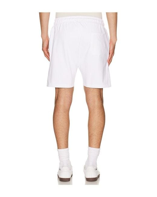 Prince Tennis White Brushed Fleece Short for men