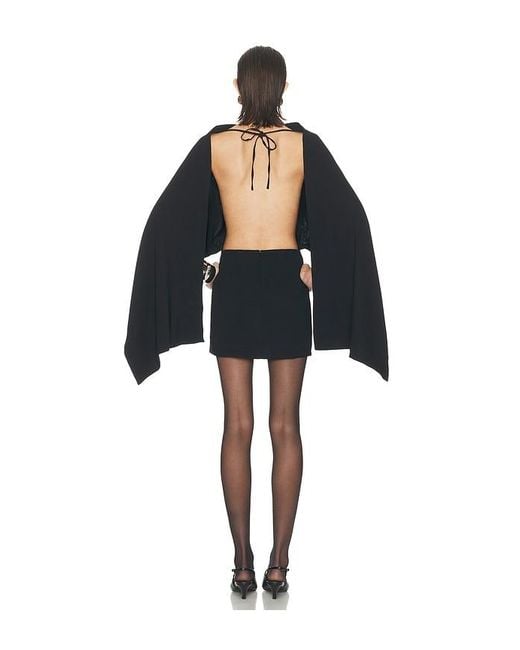 Helsa Black The Disco Mini Dress