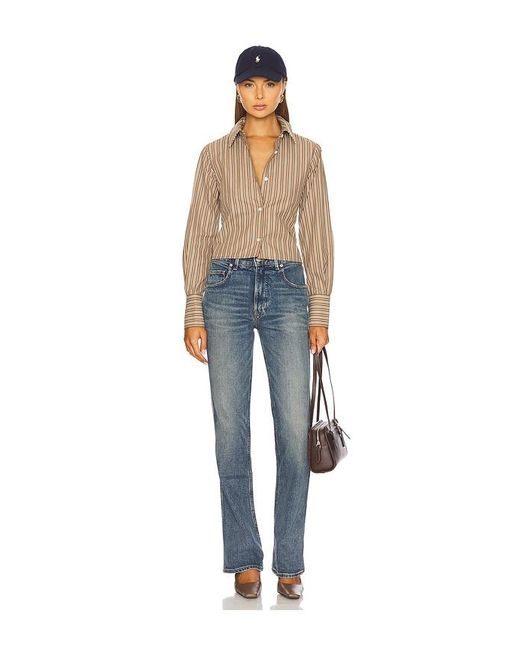 GOOD AMERICAN Blue Good Standard Bootcut Jeans