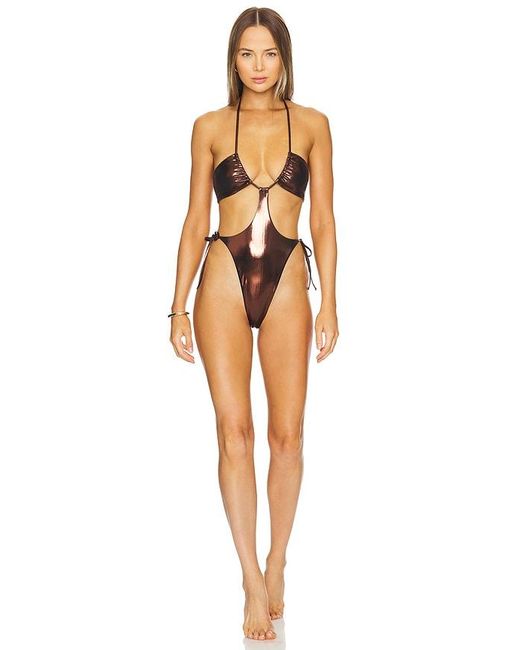 lovewave Brown The Chloe One Piece