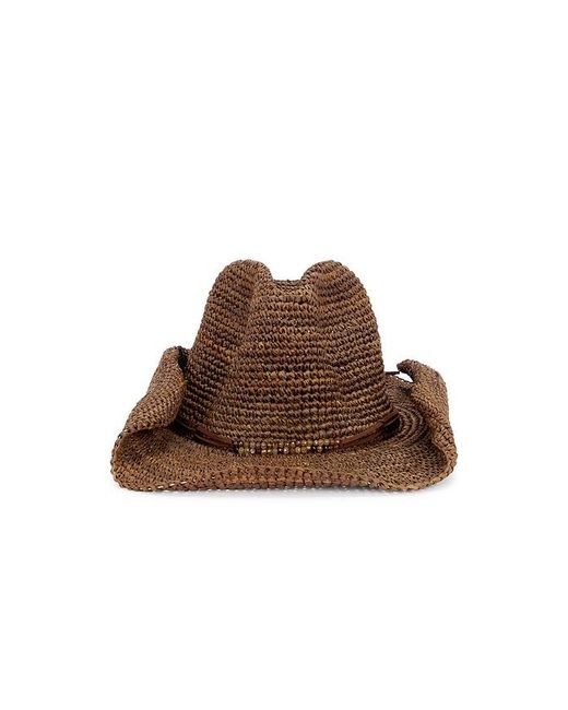 Flora Bella Brown Lai Cowboy Hat