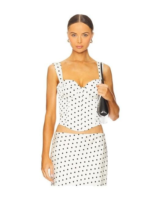 Runaway the Label White Karlita Bustier