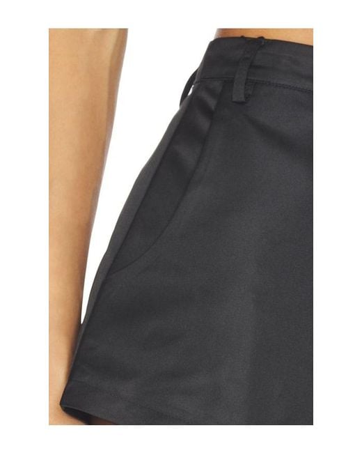 superdown Blue Jacinth Satin Hot Short