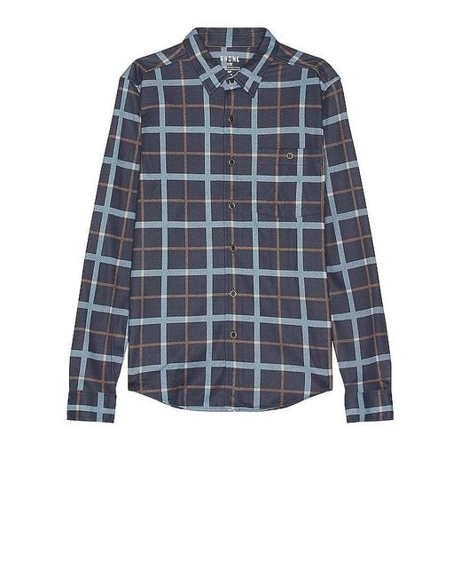 Rhone Blue Hardy Flannel Shirt for men