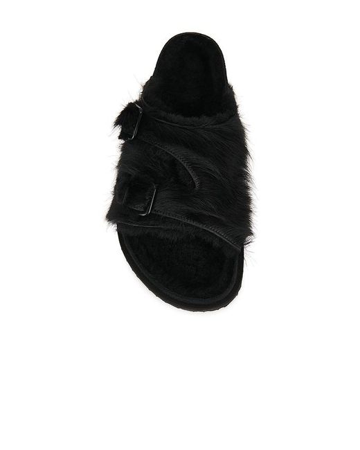 Birkenstock Black Zurich Pony Shearling 1774 Sandal for men