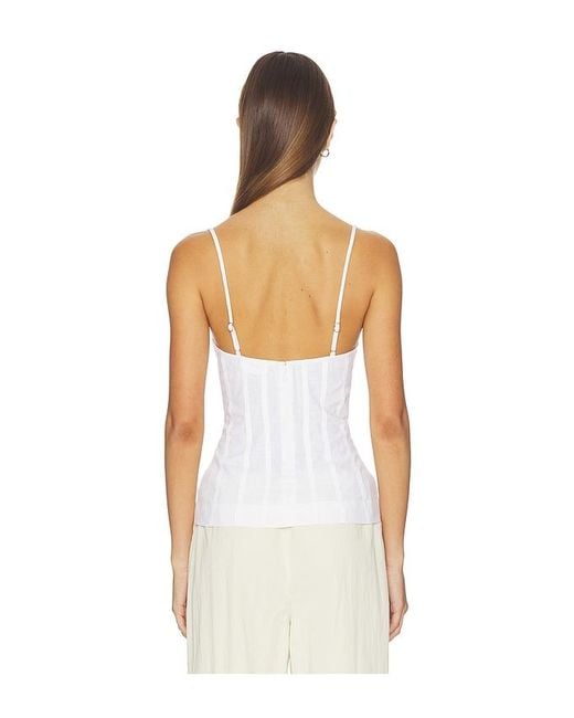 Lovers + Friends White Haven Linen Top