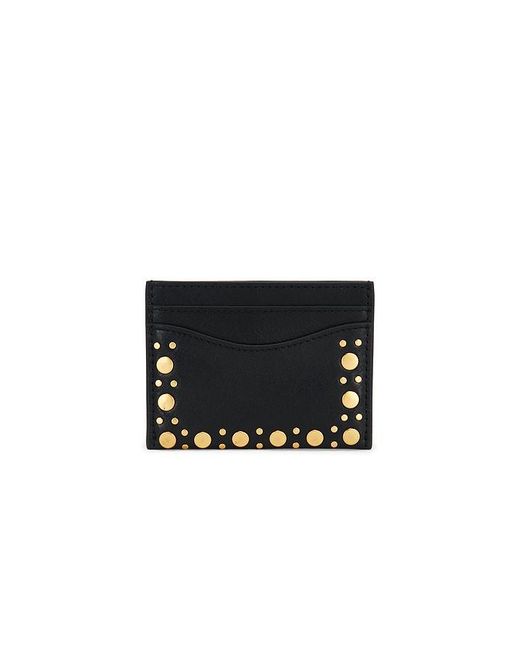 Rebecca Minkoff Black Mab Studded Card Case