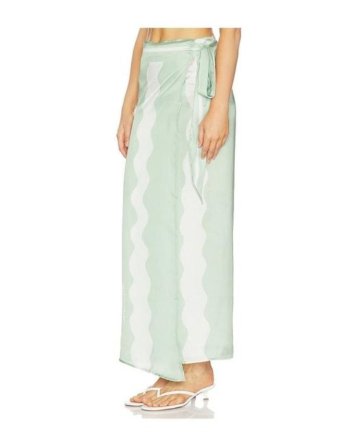Ancora Green Ciel Pareo Skirt