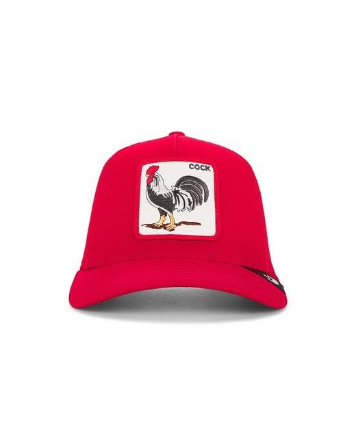 Goorin Bros Red Novelty Patch Twill Baseball Cap for men