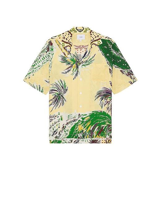 Rhude Green Palmina Silk Shirt for men