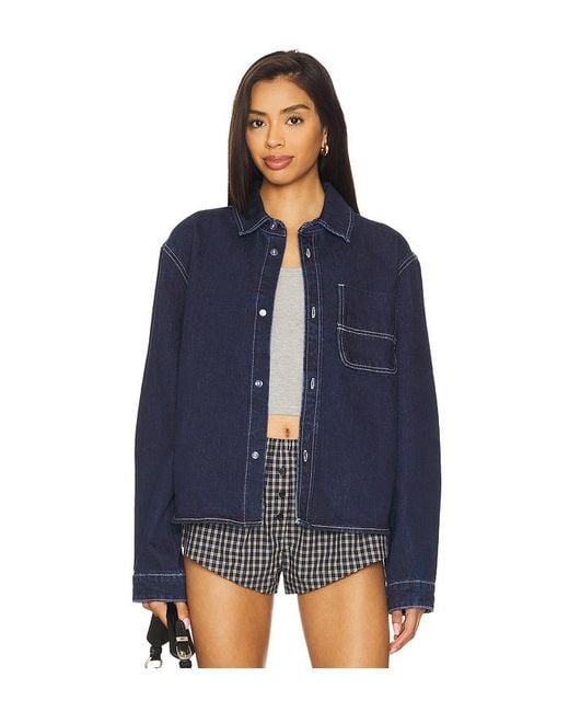 BLOUSON EMBER en Blue superdown