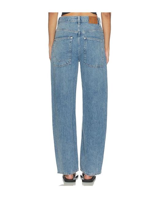 Free People Blue X We The Free Truro Baggy Puddle Jean