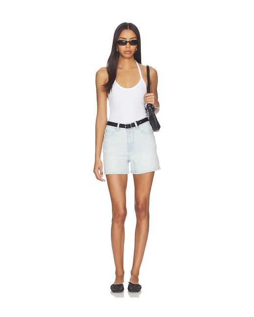 Dr. Denim White Nora Shorts