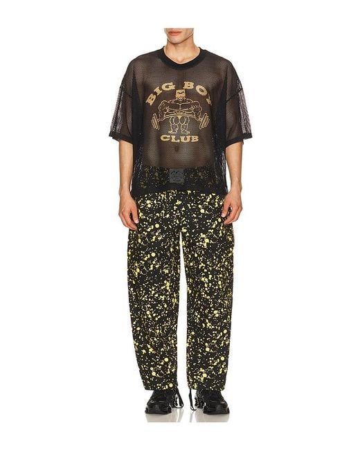 Y,IWO Green Big Boy Club Muscle Pants for men