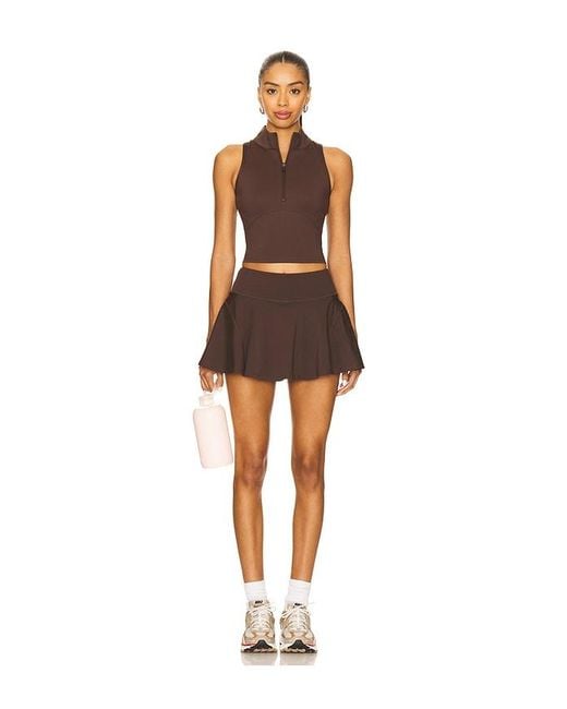 WellBeing + BeingWell Brown Movewell Rowan Tank