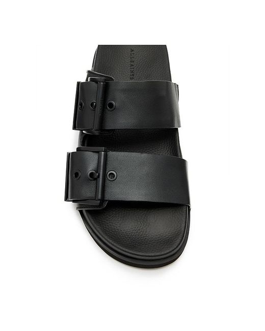 AllSaints Black Sian Sandal
