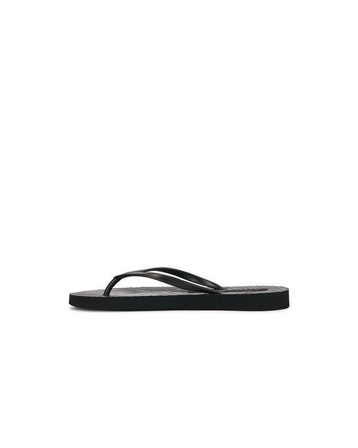 Sleeper Black Flip Flops Slim
