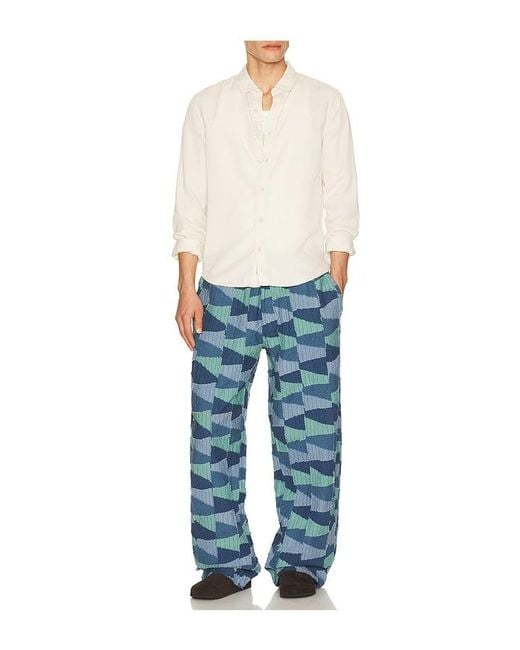Kardo Blue Kedar Pants for men