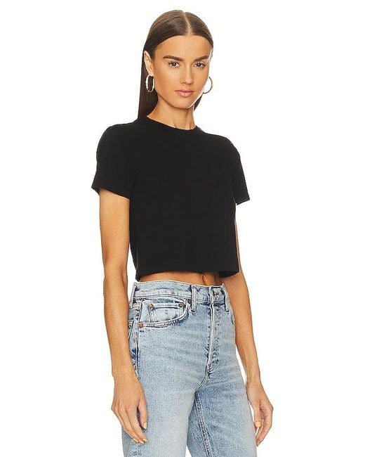 Re/done Black X Hanes Micro Tee