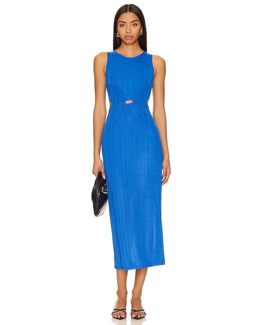 MINKPINK Blue Raya Midi Dress
