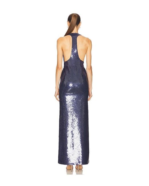The New Arrivals Ilkyaz Ozel Blue Olympia Dress