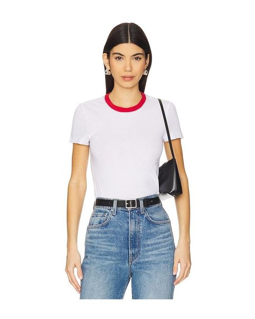 GRLFRND Crew Neck Short Sleeve Baby Tee Tシャツ White