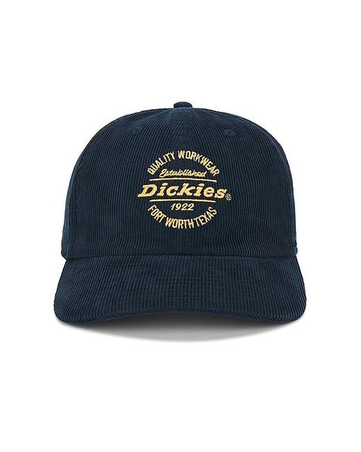 Dickies Blue Corduroy Cap for men