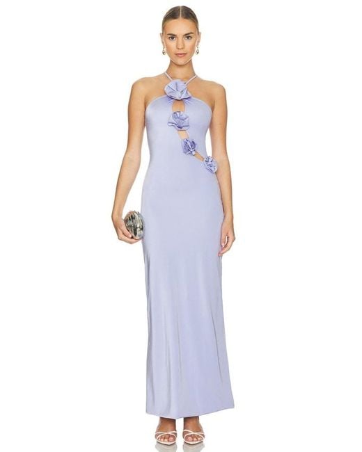 Maygel Coronel Purple Liri Dress