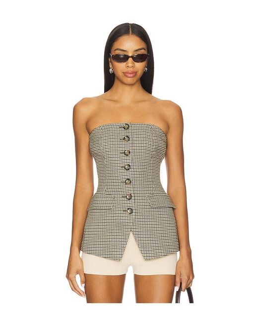 FAVORITE DAUGHTER Multicolor Phoebe Bustier Top