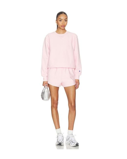 Champion White Reverse Weave Swing Short