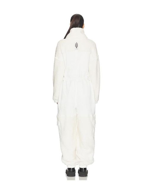 Free People White X Fp Movement Salopette Coverall Jumpsuit