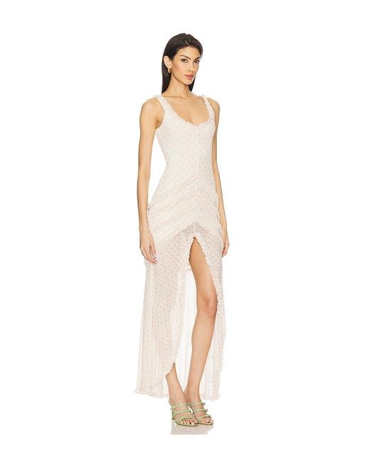 AFRM White Landa Dress