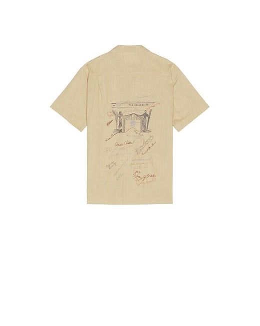 メンズ Samuel Zelig Yearbook キャンプシャツ White