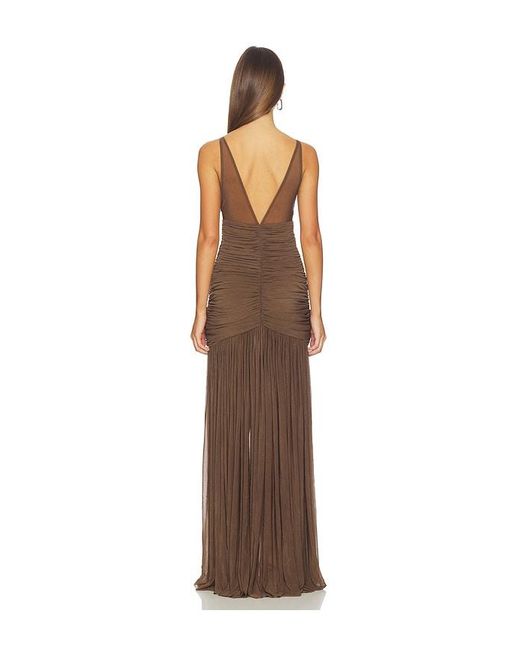 Misha Multicolor The Inferno Jersey Maxi Dress