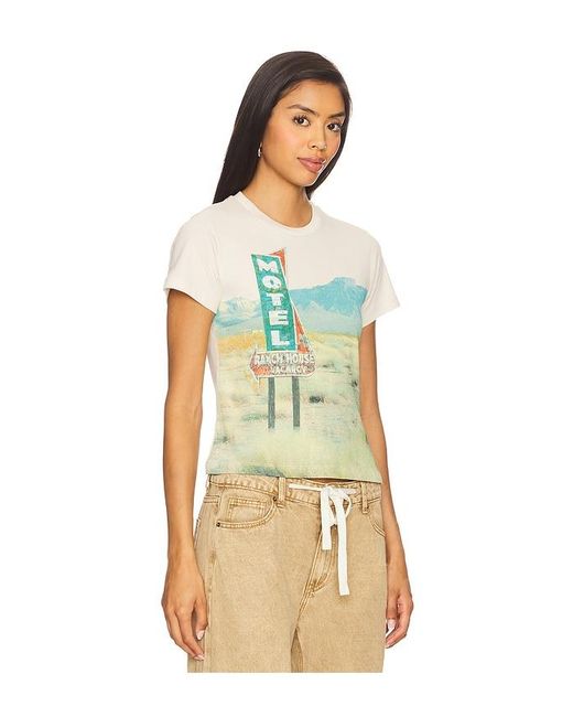 Daydreamer Multicolor Motel Ranch House Vintage Tee